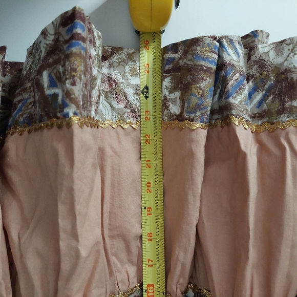 Vintage Mocha Color "Patio Set" Top And Skirt - Picture 11 of 15